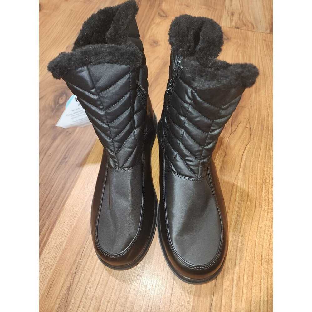 Totes Snow Rain Boots Size 11 Wide JENNIFER Black… - image 3