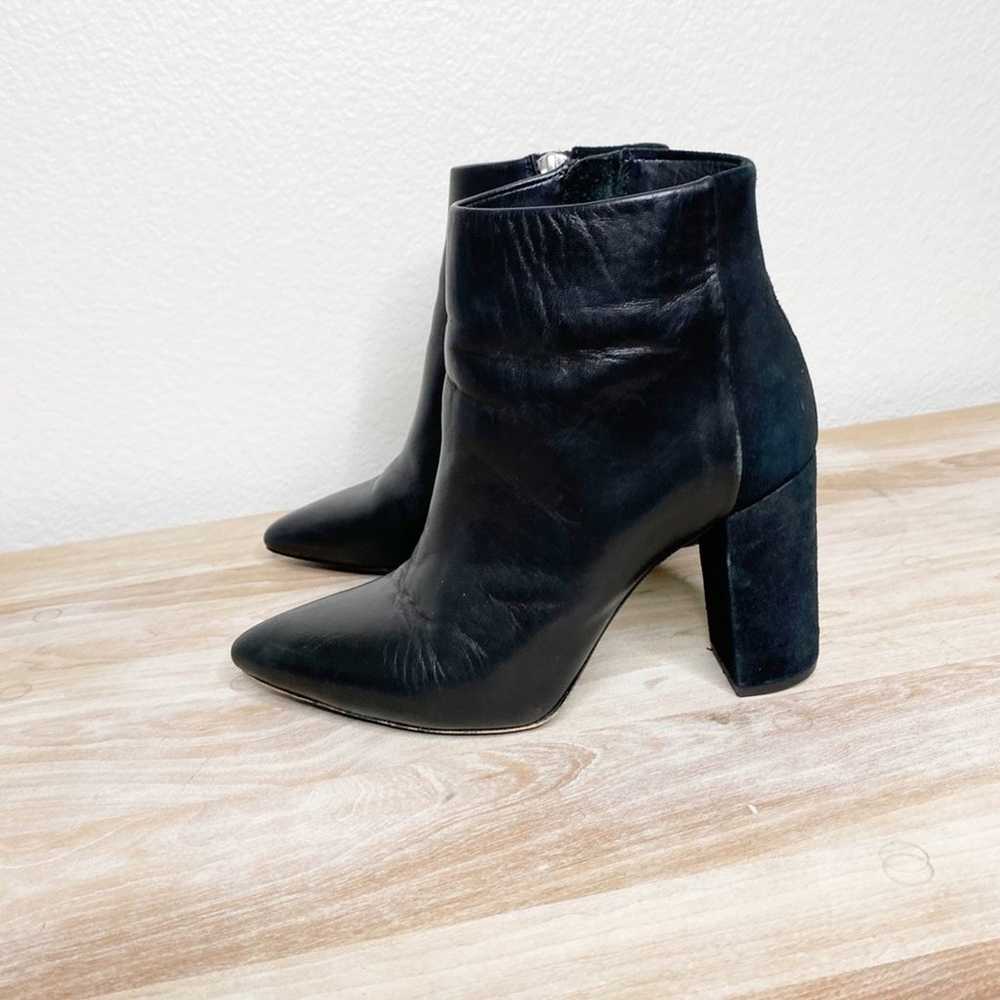 IRO leather paneled black heeled boots size 36 - image 10