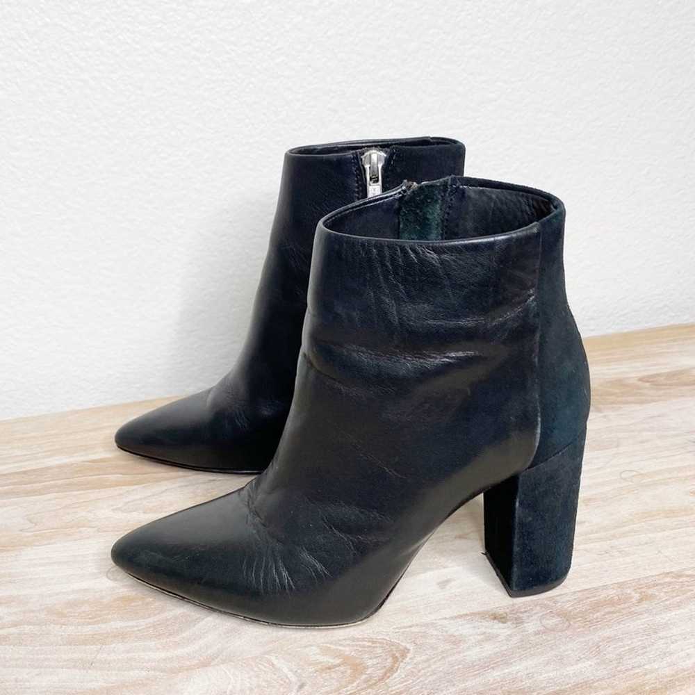 IRO leather paneled black heeled boots size 36 - image 2