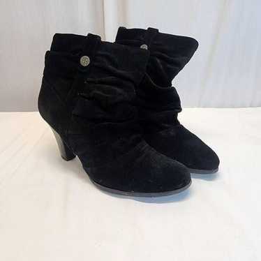 BCBG Paris Women's Cadencex Black Suede Ankle Hee… - image 1