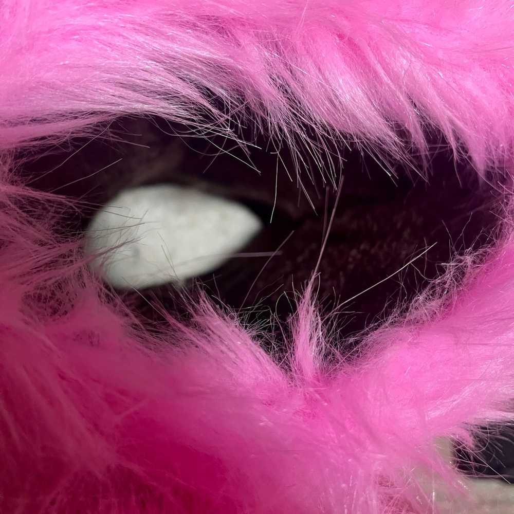 PINK fluffy/ furry boots - image 6