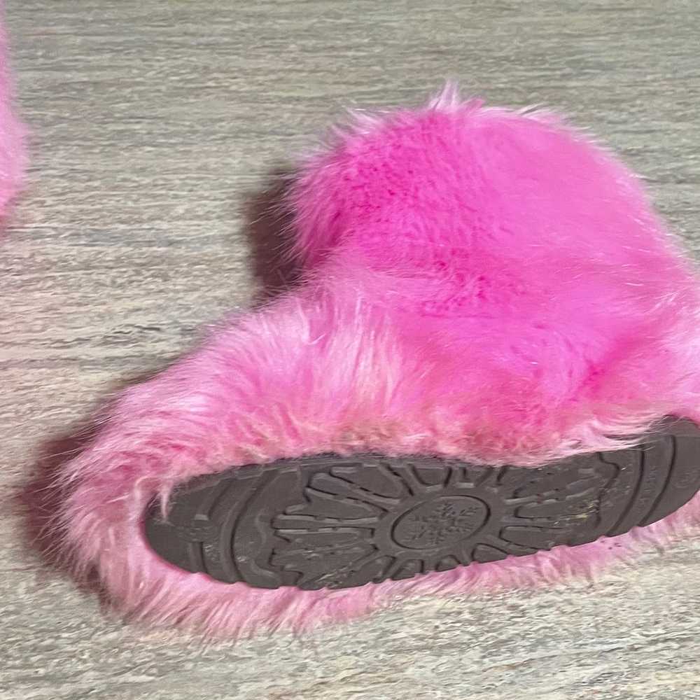 PINK fluffy/ furry boots - image 9