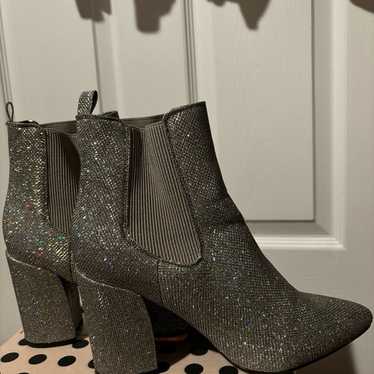 Sparkly ankle boots