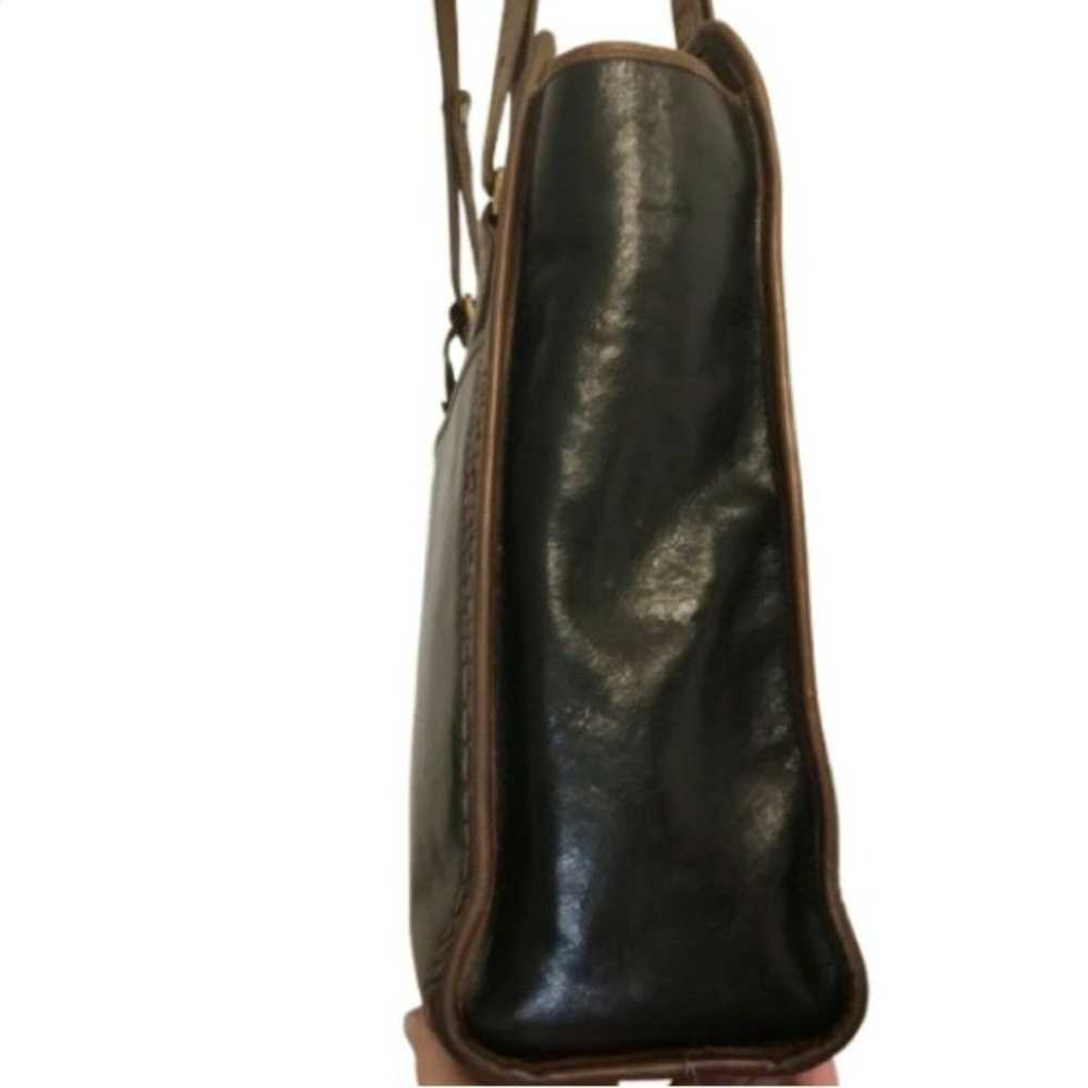 Brahmin Vintage Tuscan Leather Shoulder Tote Bag … - image 3