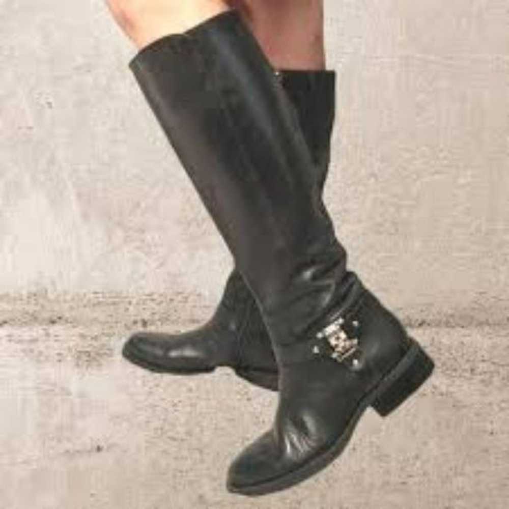 EUC VINCE CAMUTO FARREN KNEE HIGH BOOTS IN DARK G… - image 3