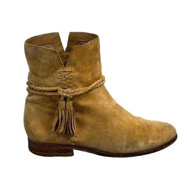 FRYE Women's Tina Whipstitch Tassel Ankle Boots Ca