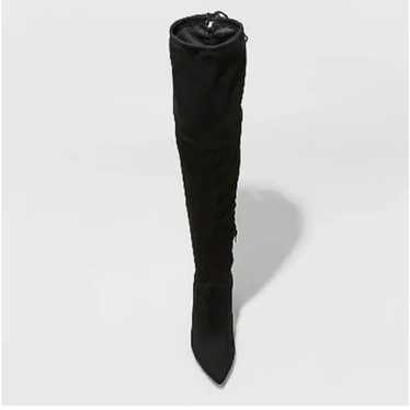 A New Day Greta Tall Dress Boots Thigh High Winte… - image 1