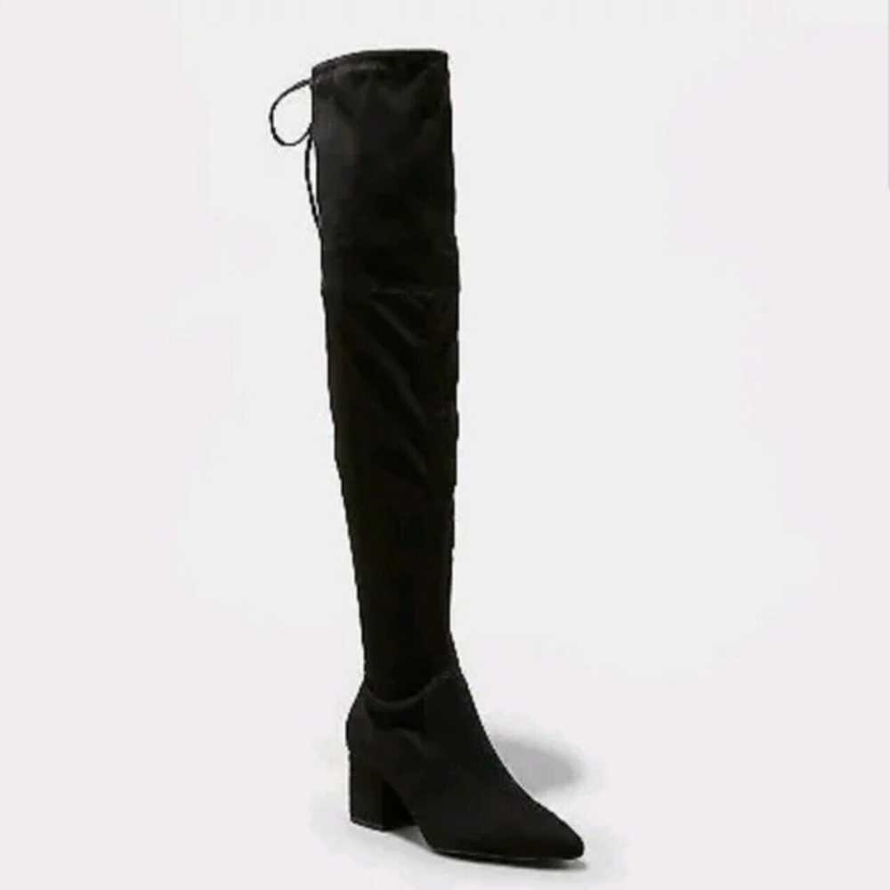 A New Day Greta Tall Dress Boots Thigh High Winte… - image 2