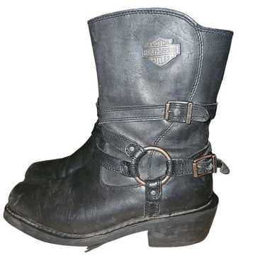 Harley Davidson Womans Leather Boots Size 9.5 - image 1