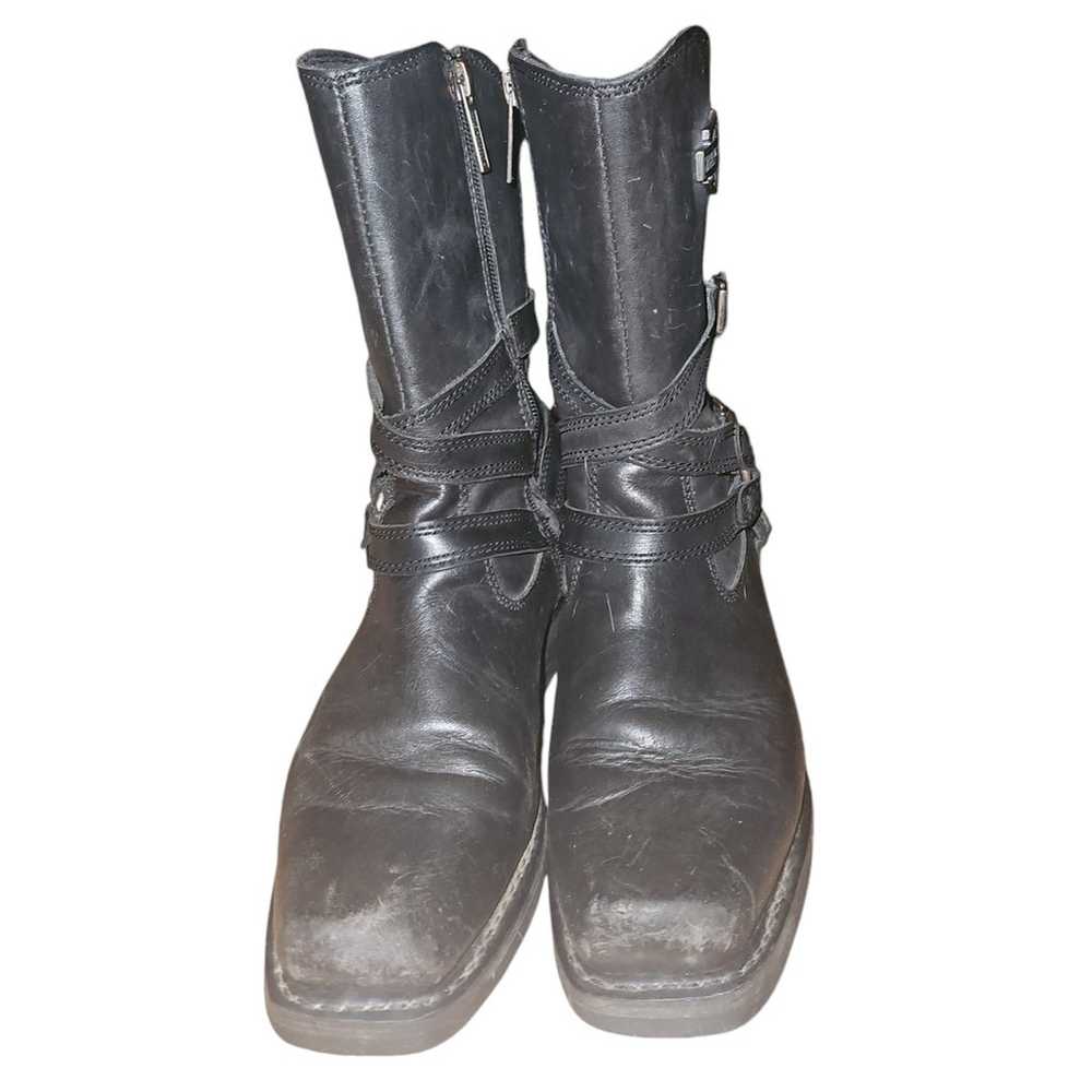 Harley Davidson Womans Leather Boots Size 9.5 - image 2