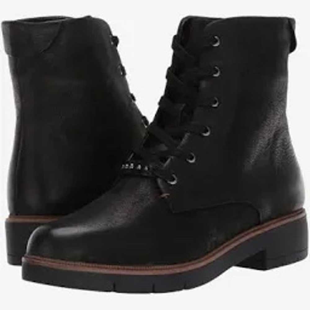 Dr Scholls women black combat Guild boots US 6.5 - image 5