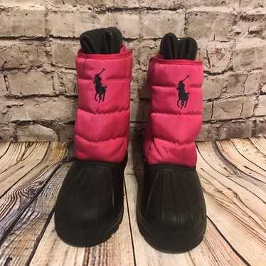 Polo Ralph Lauren Hamilten II Quilted EZ Boot Pink