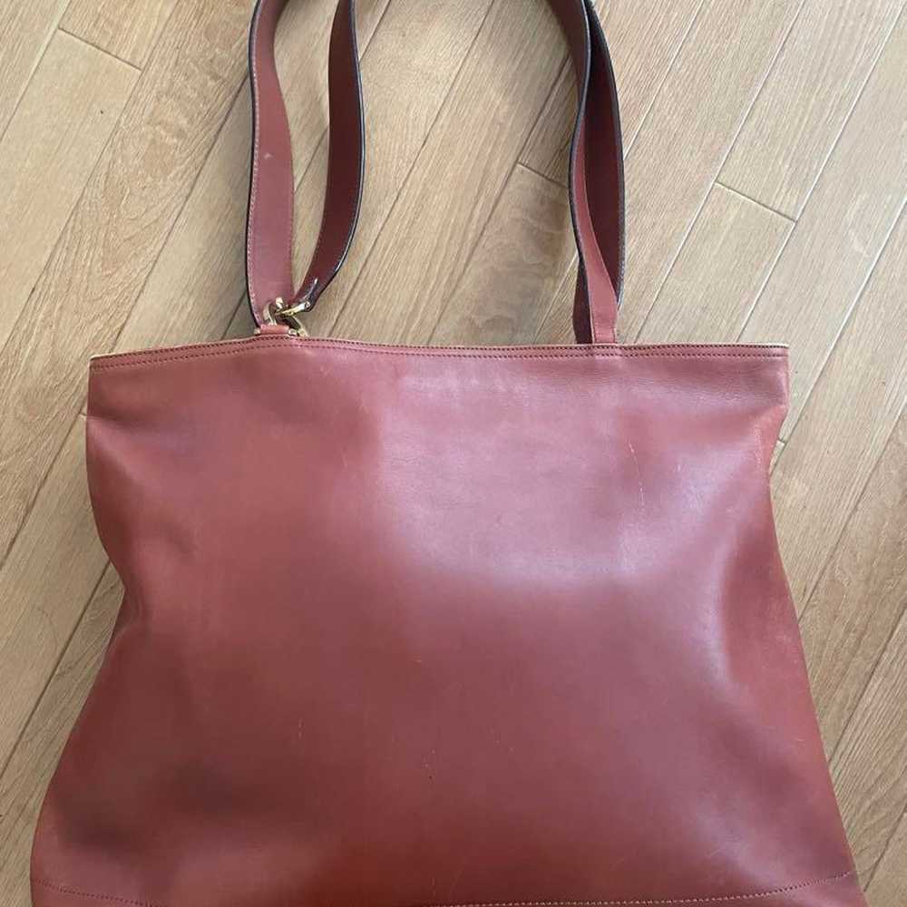 Salvatore Ferragamo Leather Tote Bag Brown - image 1