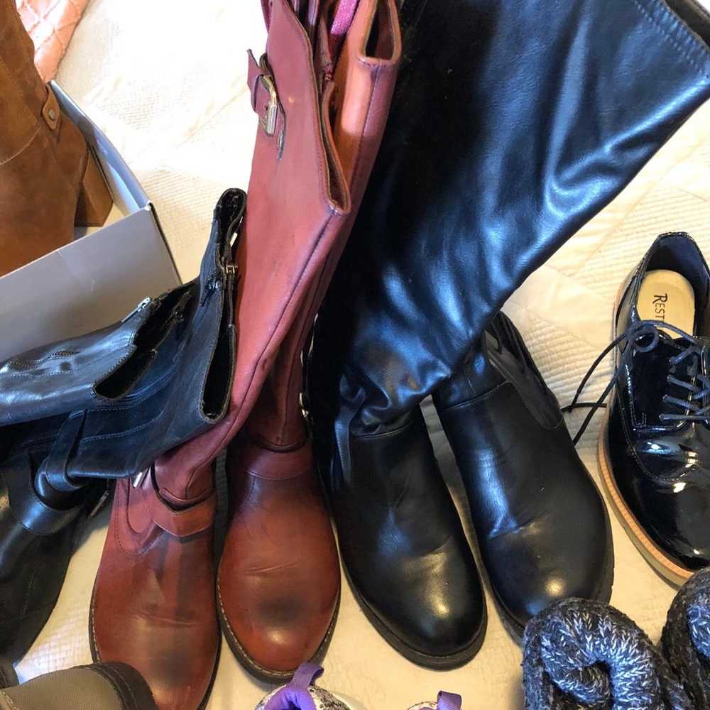 Women’s Shoes & Boots & Purses 11-PAIR / 2-Purses - image 3