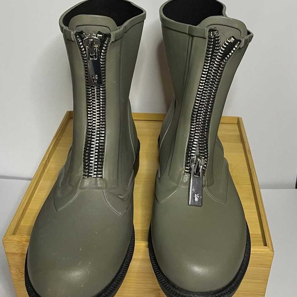 Frye grey rain boots size 7 - image 1