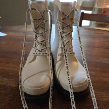 Michael kors white/Black rainboots