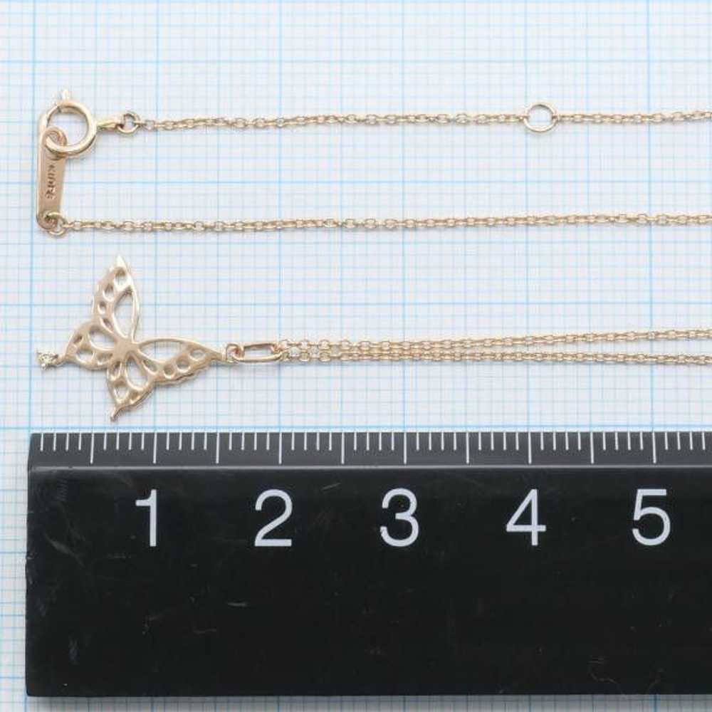 Other Other K10 Pink Gold Necklace with Yellow Sa… - image 5