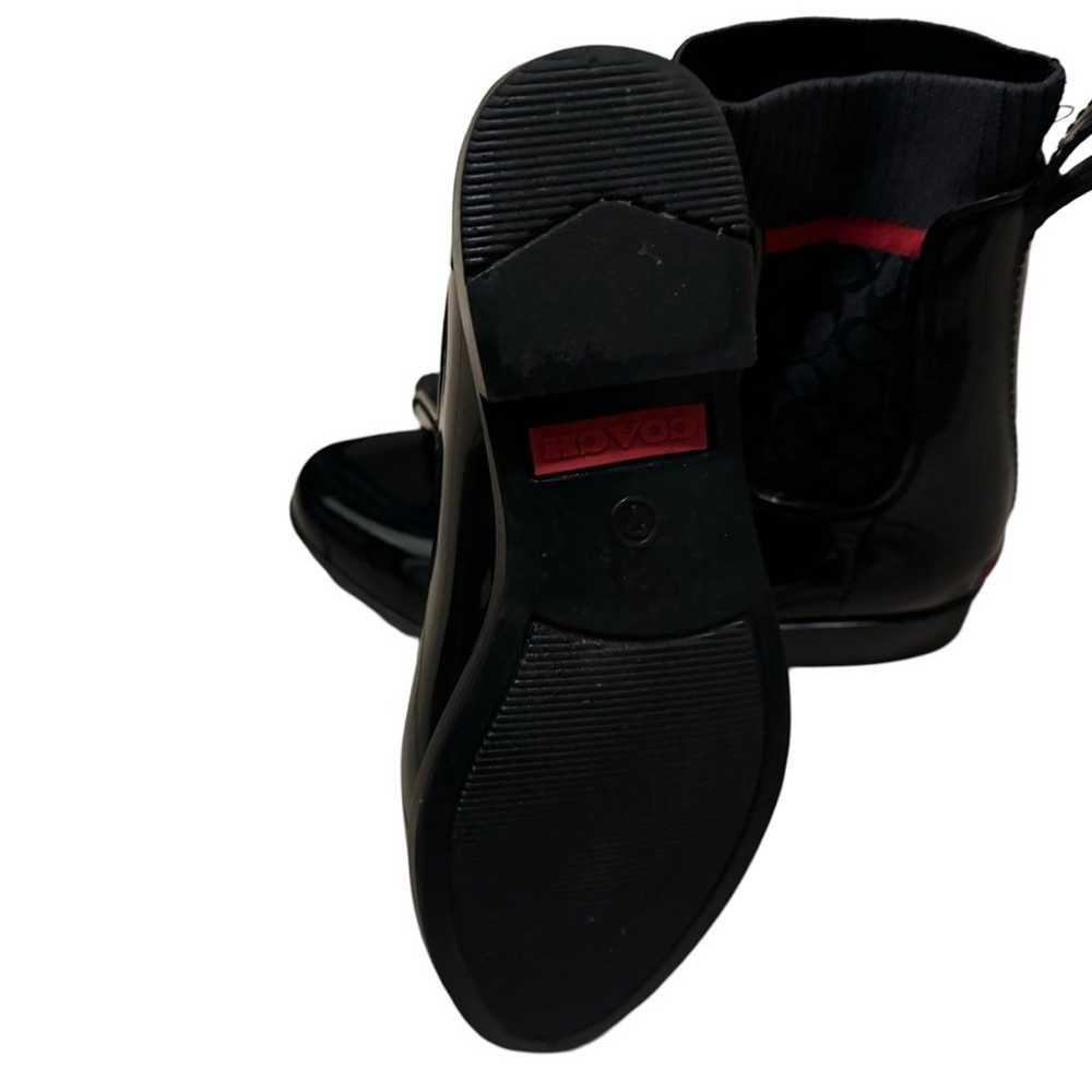 Coach Rain boots black red - image 2