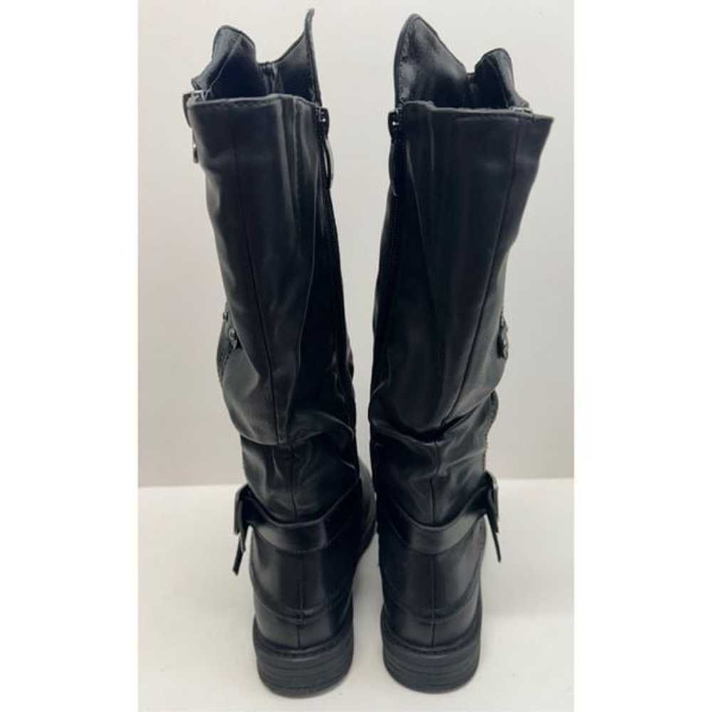 Extreme by Eddie Marc Moto Boots Size 9 Women’s F… - image 5