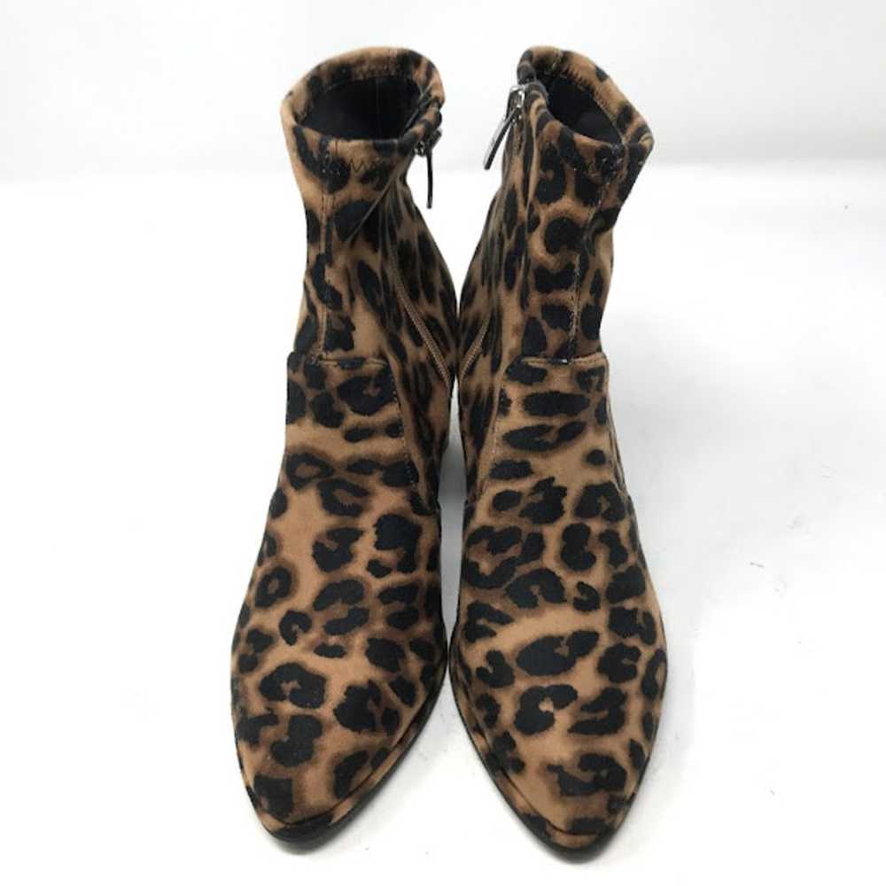 Marc Fisher Leave2 Heeled Booties 6 M Leopard Pri… - image 4