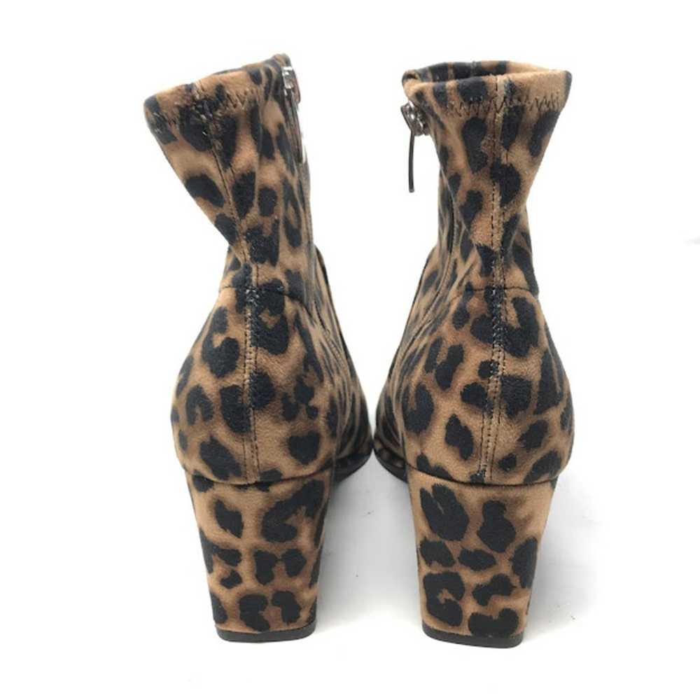 Marc Fisher Leave2 Heeled Booties 6 M Leopard Pri… - image 5