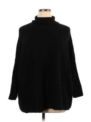 Joseph A. Women Black Turtleneck Sweater XL