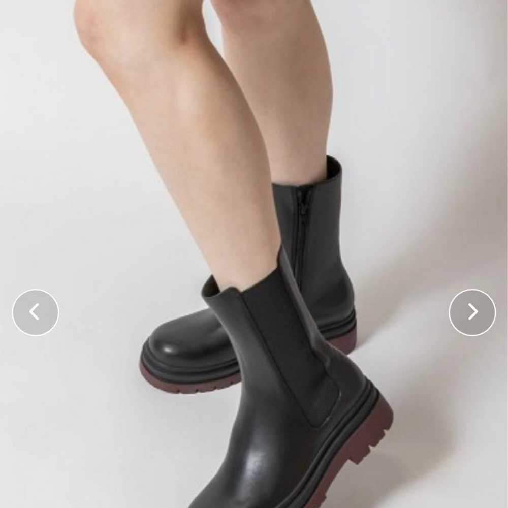 【RANDA】Weatherproof Tank Sole Side Gore Boots L - image 2