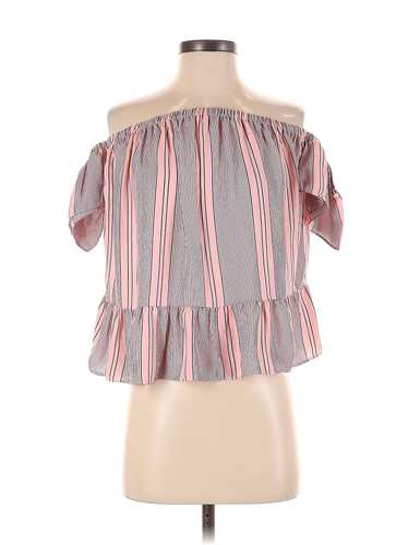 MISA Los Angeles Women Pink Sleeveless Blouse S