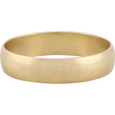 Mens 10k Yellow Gold 5mm Band Ring Size 10 3/4 Wed