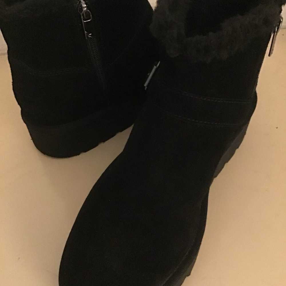 Koolaburra By Uggs women black suede platform sho… - image 10