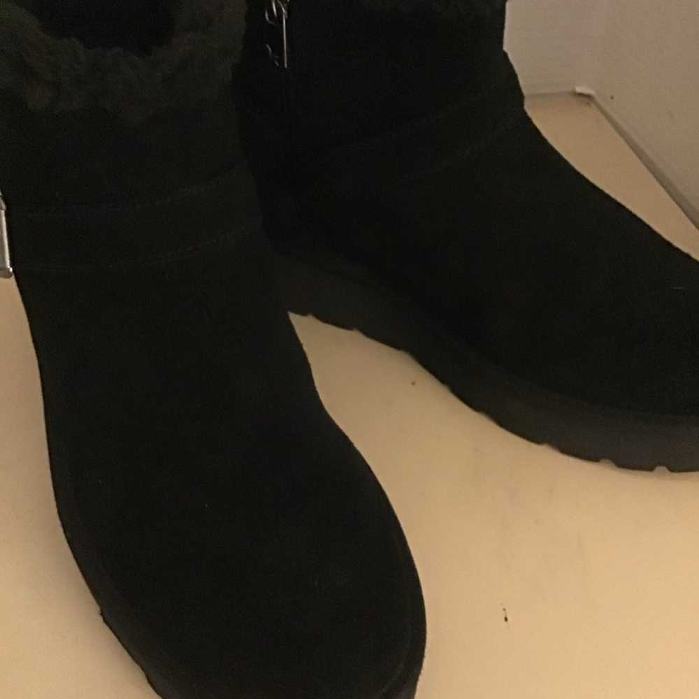 Koolaburra By Uggs women black suede platform sho… - image 9