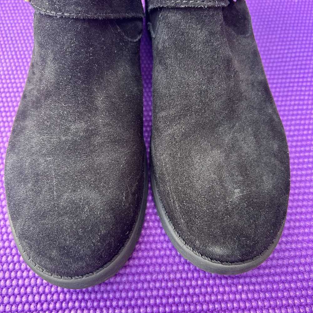 Steve Madden Alick Black Suede Booties Womens Siz… - image 3