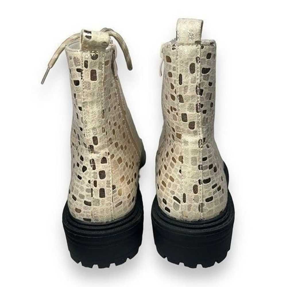 Tildashoes Sexy Sequin Lace-up Chunky Combat Boot… - image 5