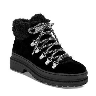 SPLENDID Women's Yvette Boots Black Suede Size 6 … - image 1