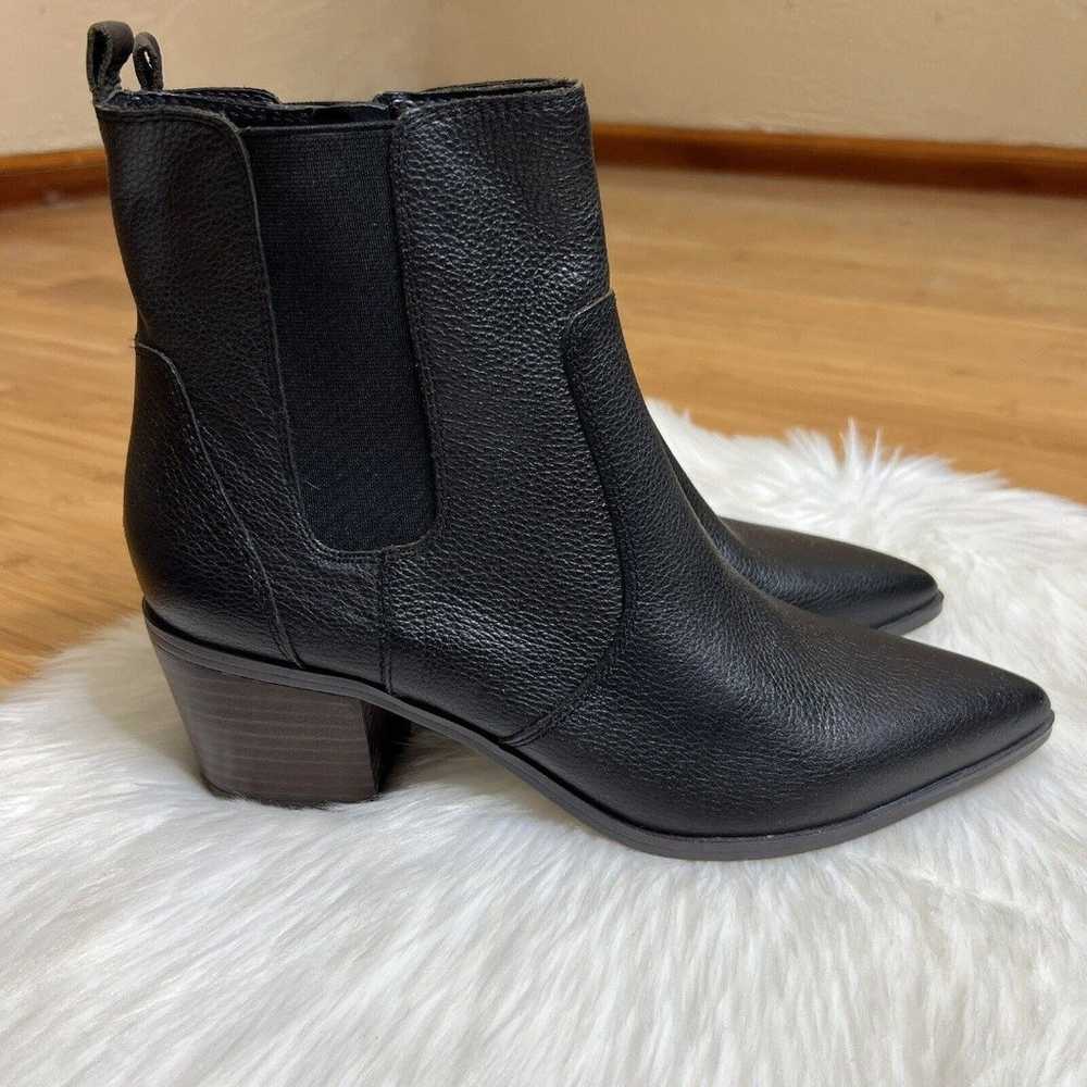 Franco Sarto Ankle Boots Womens US 10 Black Leath… - image 2