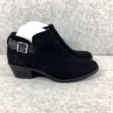 Vionic 322 Millie Black Suede Leather Ankle Boot w