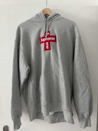 Cross box logo hooded - Gem Cross box logo hooded - Gem