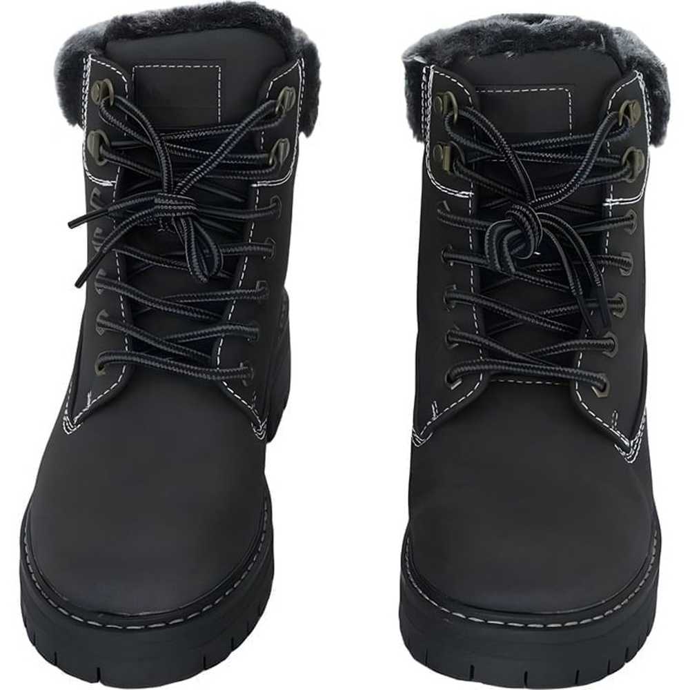 ANJOUFEMME Women's Waterproof Hiking Ankle Snow B… - image 5