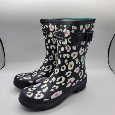 Joules Rain Boots Womens 7 Molly Welly Rubber Mid… - image 1