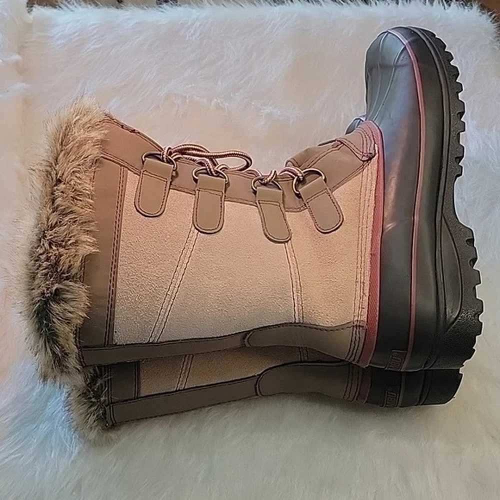 NWOT Women's KHOMBU Faux Fur Lined Rain Snow Boot… - image 5