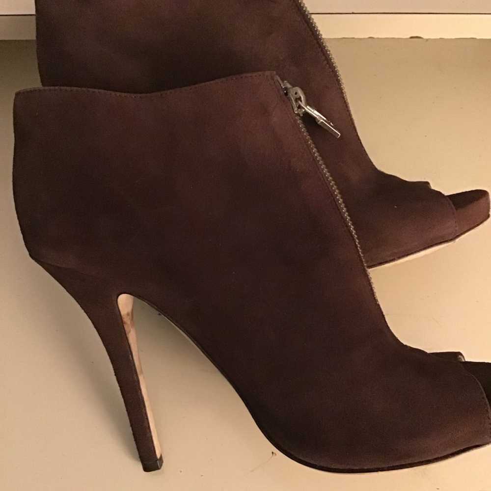 Elisabetta Franchi women brown suede open toe hee… - image 7