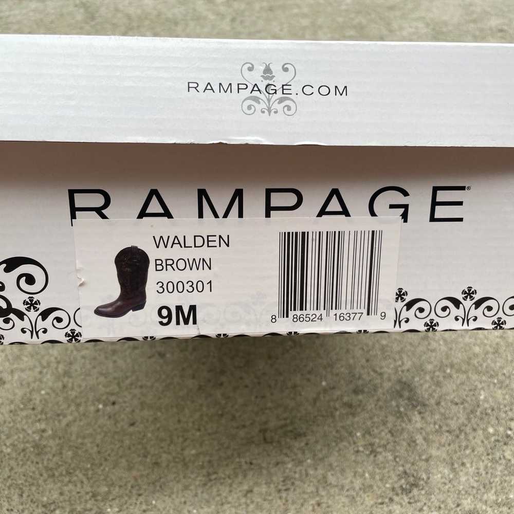 Rampage Brown Walden Cowboy Boots - image 9