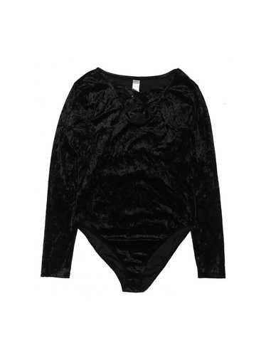 No Boundaries Women Black Bodysuit S