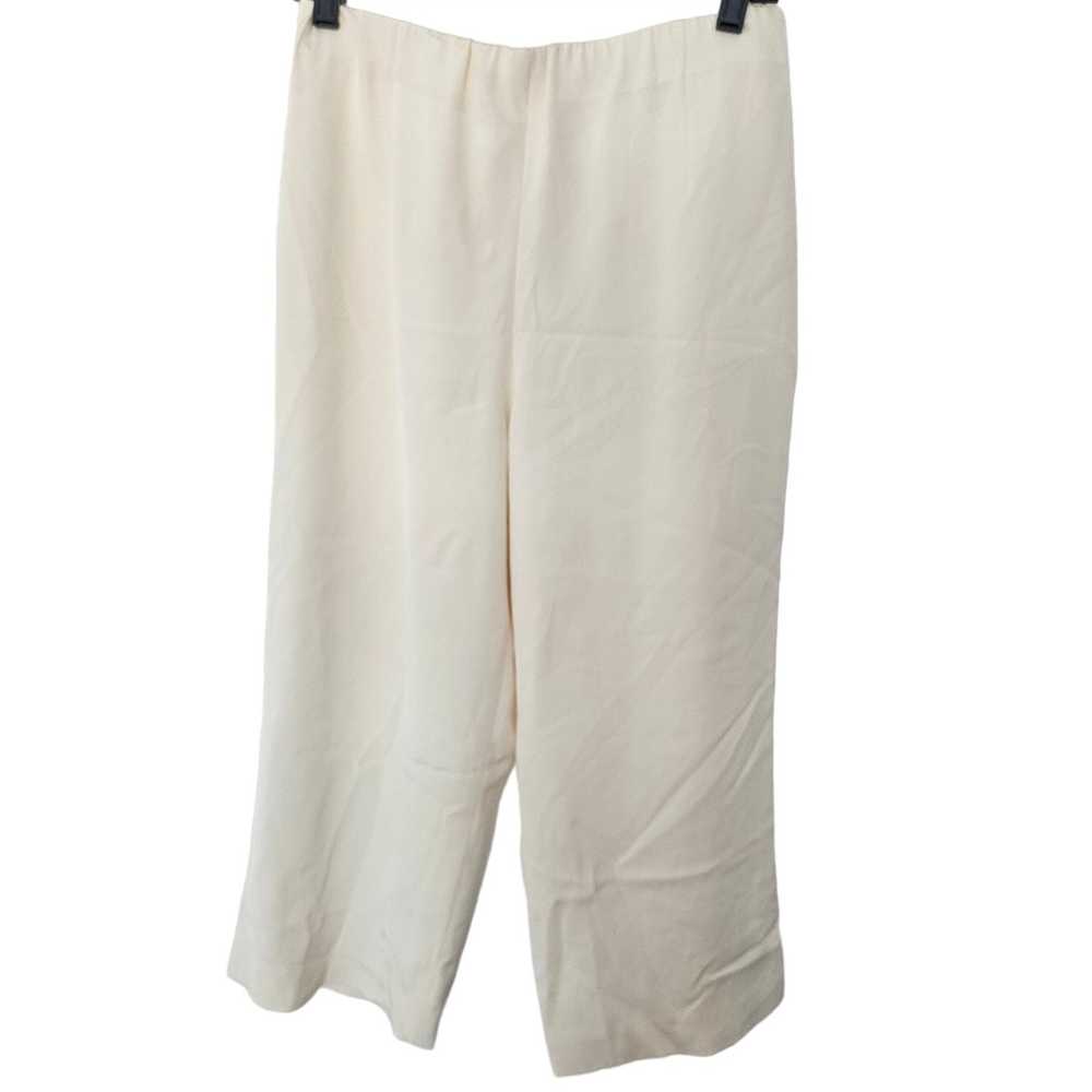 Lafayette 148 New York Cream Silk Blend Cropped C… - image 1