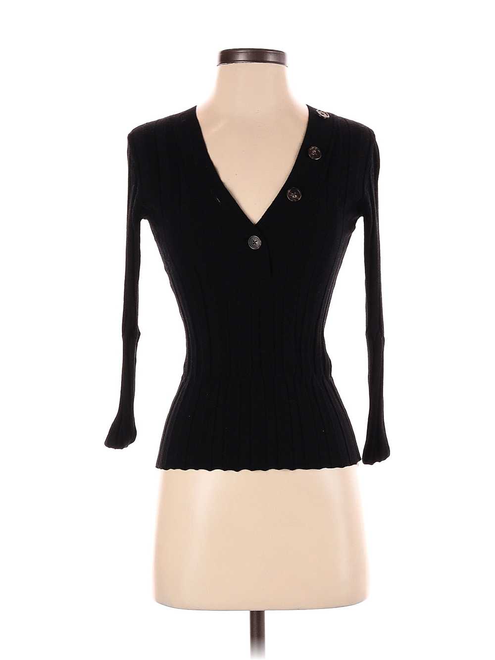 J.Crew 365 Women Black Long Sleeve Top XS - image 1