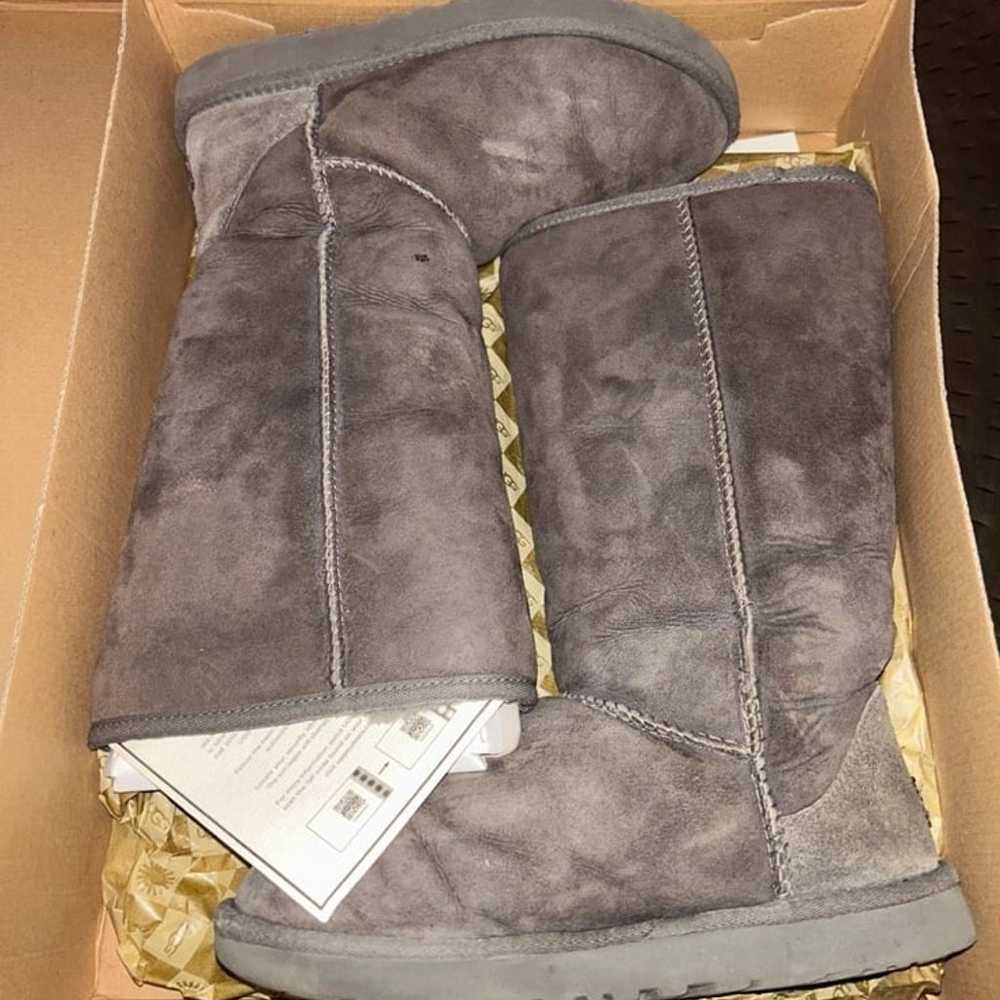 Ugg Classic Tall II Boots Size 7 Grey WITH BOX - image 7