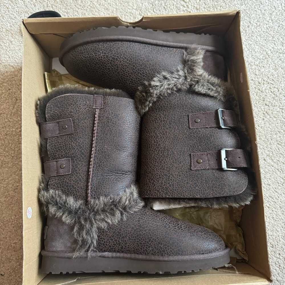 UGG Australia Brown Leather Boots - image 1