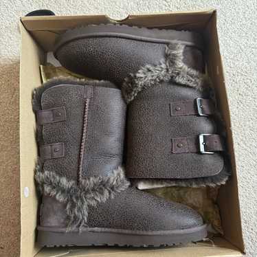 UGG Australia Brown Leather Boots - image 1