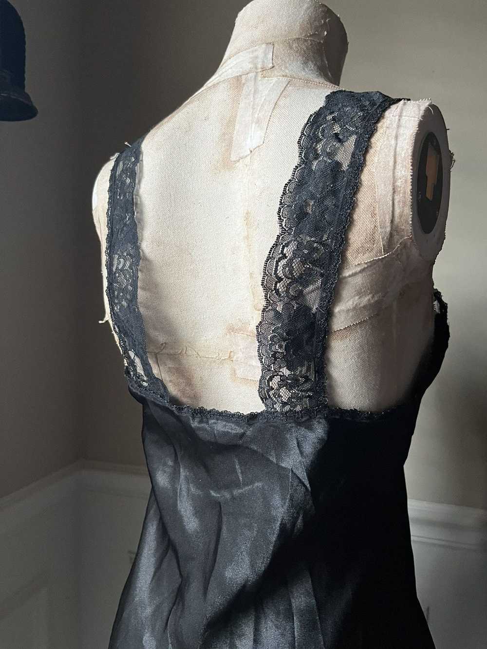 Dior vintage black christian dior lingerie slip - image 6