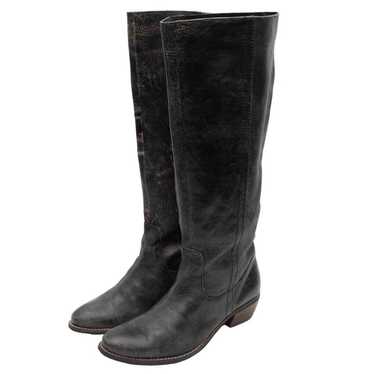 Diba True Pro Gress Distressed Leather Knee High … - image 1